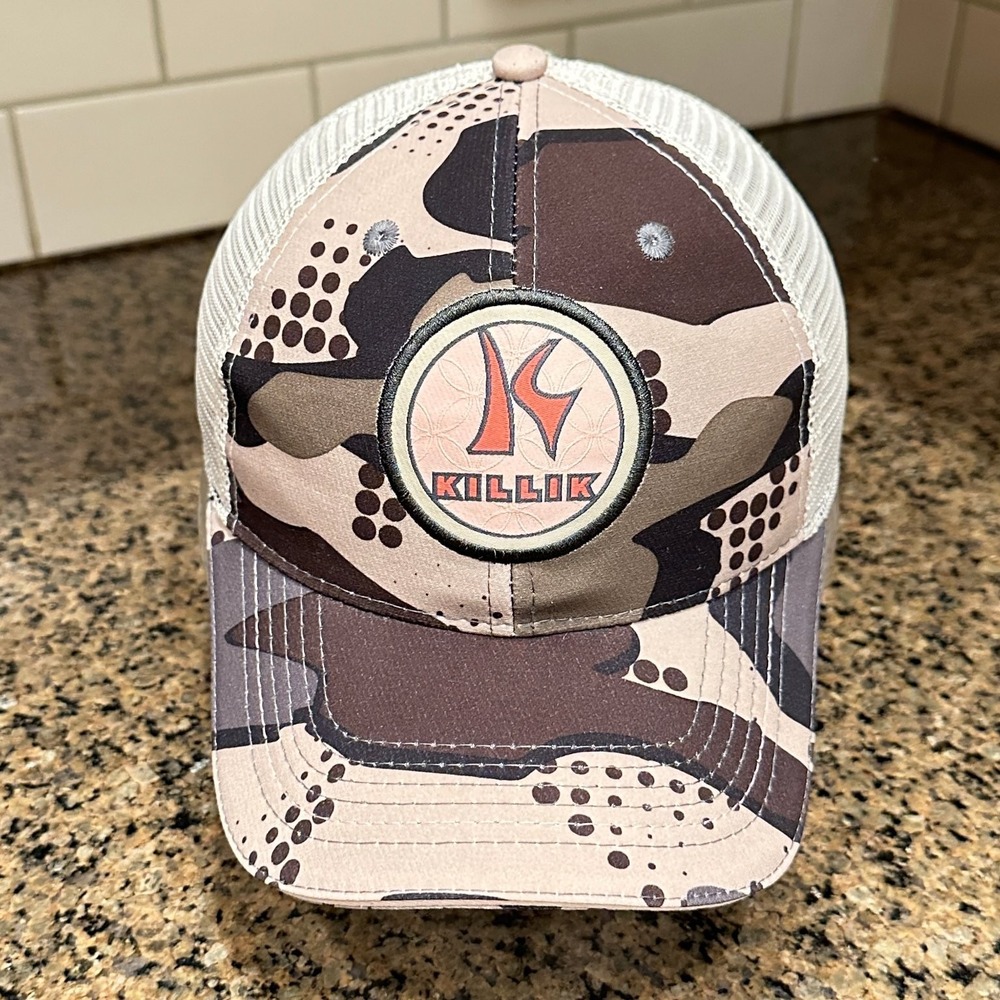 Killik Trucker Hat Ladies Fit Snapback Camo Mesh Outdoor Cap Moisture Mgmt
